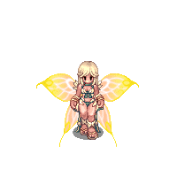 Asas Douradas da Borboleta Frente.gif