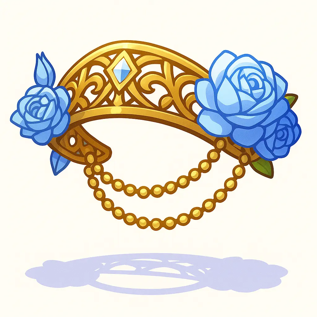 Diadema de Rosas Brancas