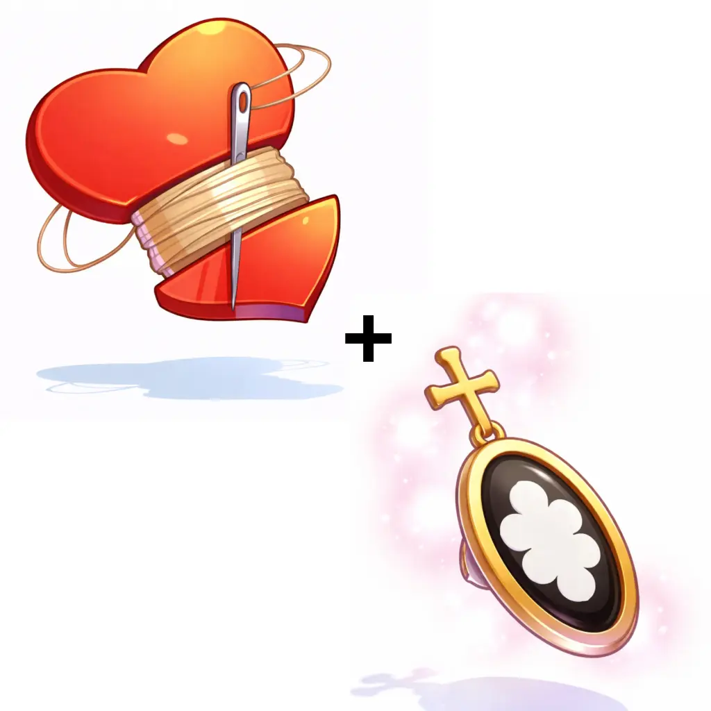 Combo Adereço da Celine [Carta Mavka] + Broche da Celine [Carta Mavka]