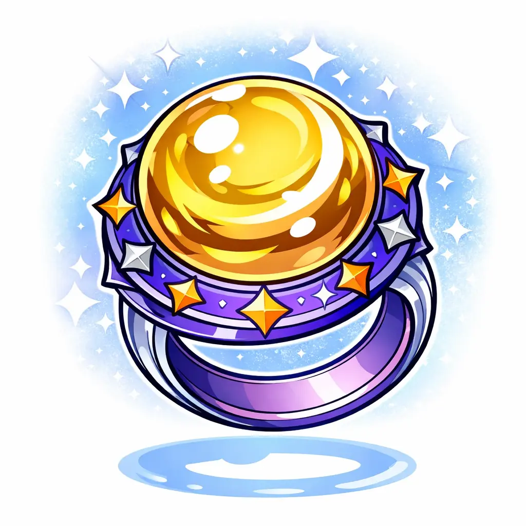 Anel de Júpiter do Trevo de 4 Folhas [Carta Crocodilo]