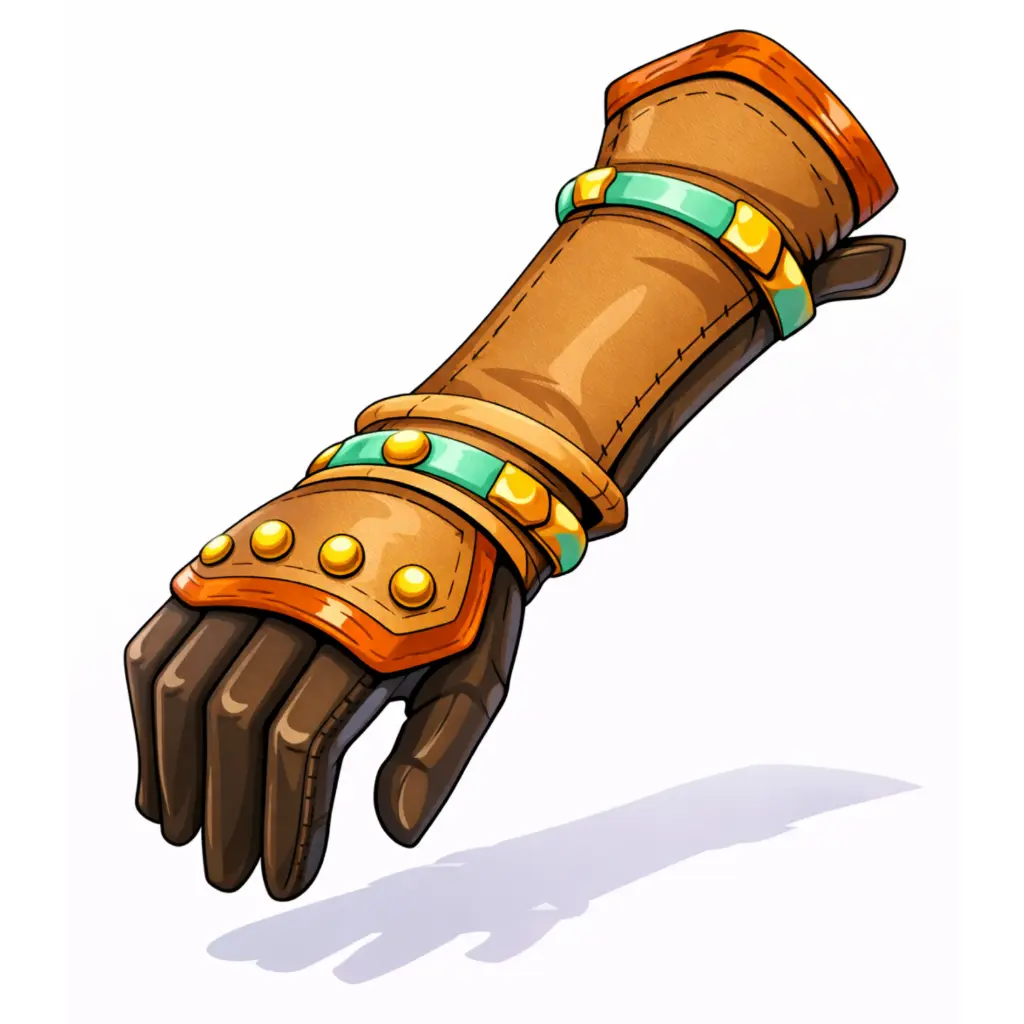 Luva do Falcoeiro do Poder Duplo [Carta Barão Coruja]