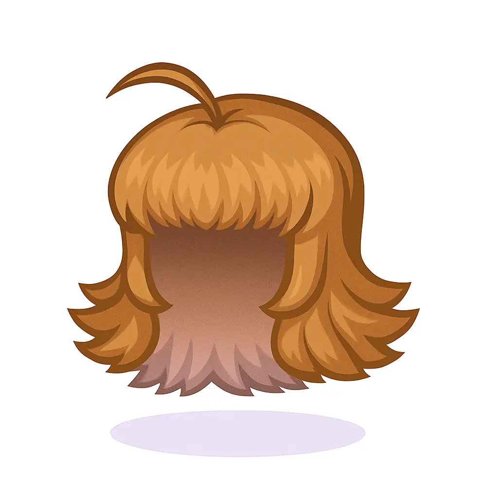 Peruca Marrom da Engenheira