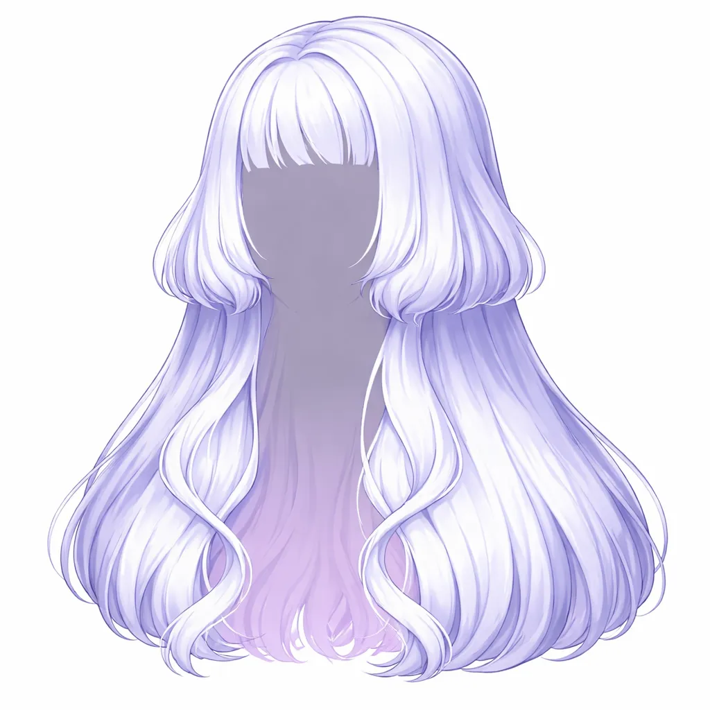 Peruca Sedosa Prateada