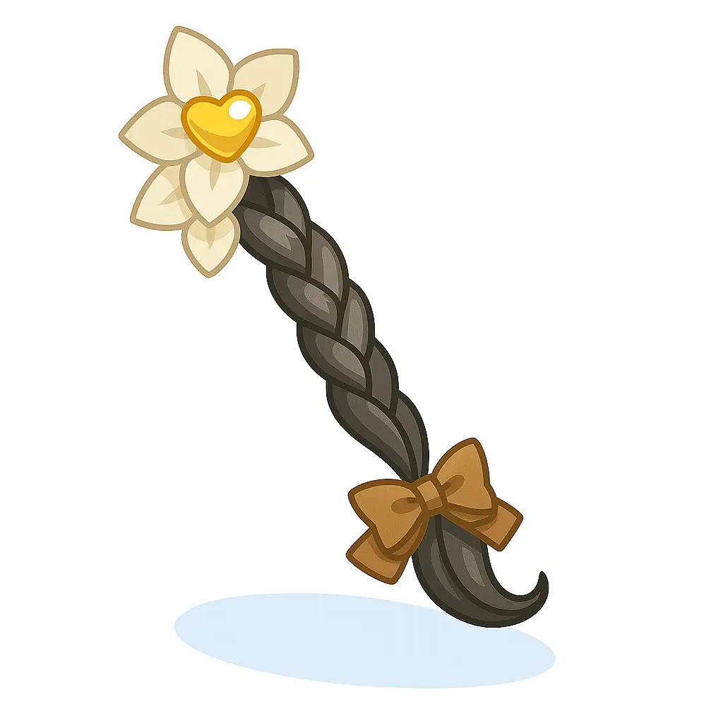 Trança de Flor Morcego