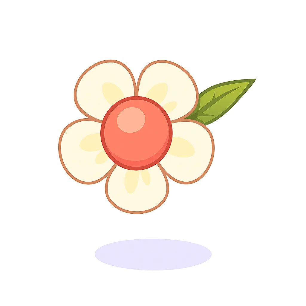 Flor Amável Branca