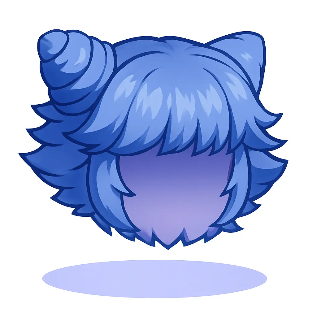 Peruca Curta de Gatinho