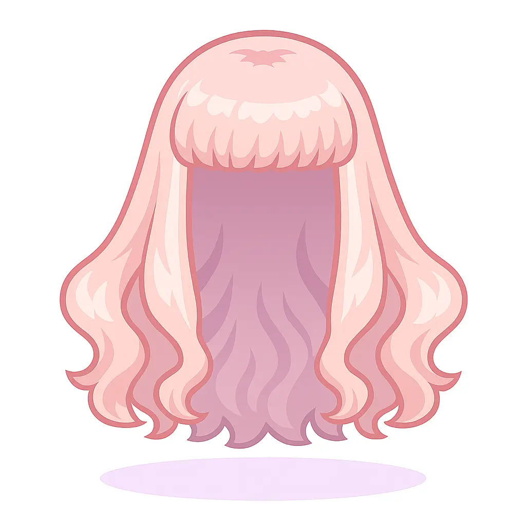 Peruca Bronze de Waifu