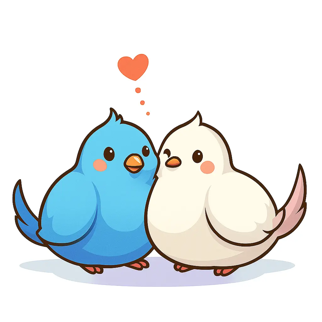 Pombinhos Apaixonados