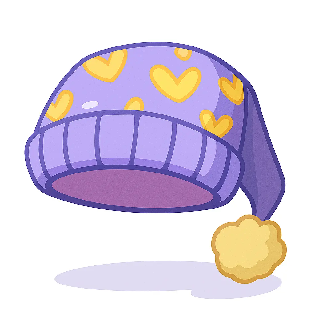 Toquinha Estileira de Pijama Azul