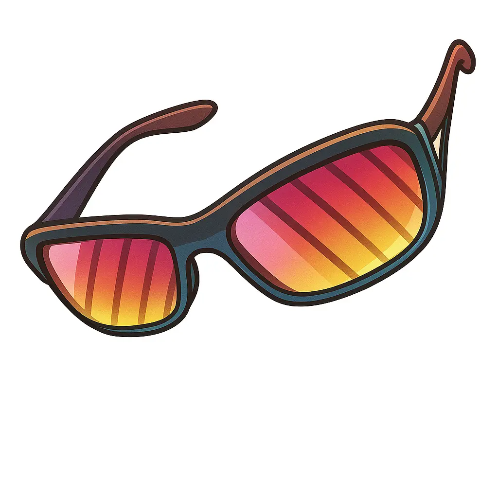 Óculos Julieta de Quartzo Rubi