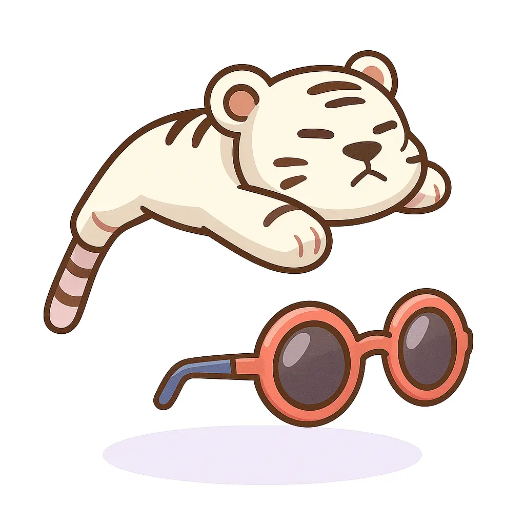 Óculos do Tigre Branco