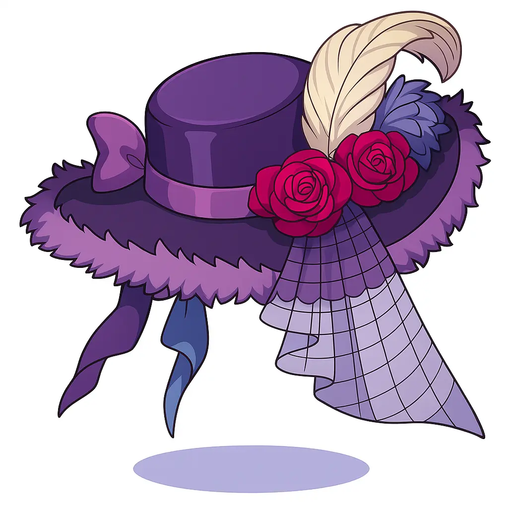 Chapéu de Lady Emplumado