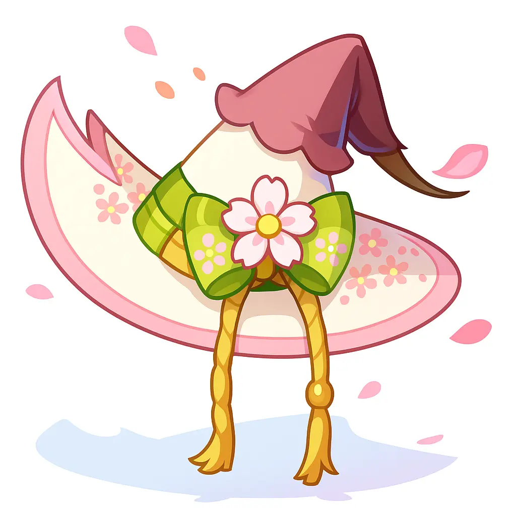 Chapéu Floral de Druida