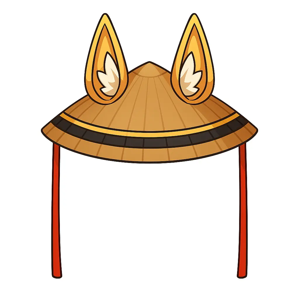Chapéu de Bambu de Raposa