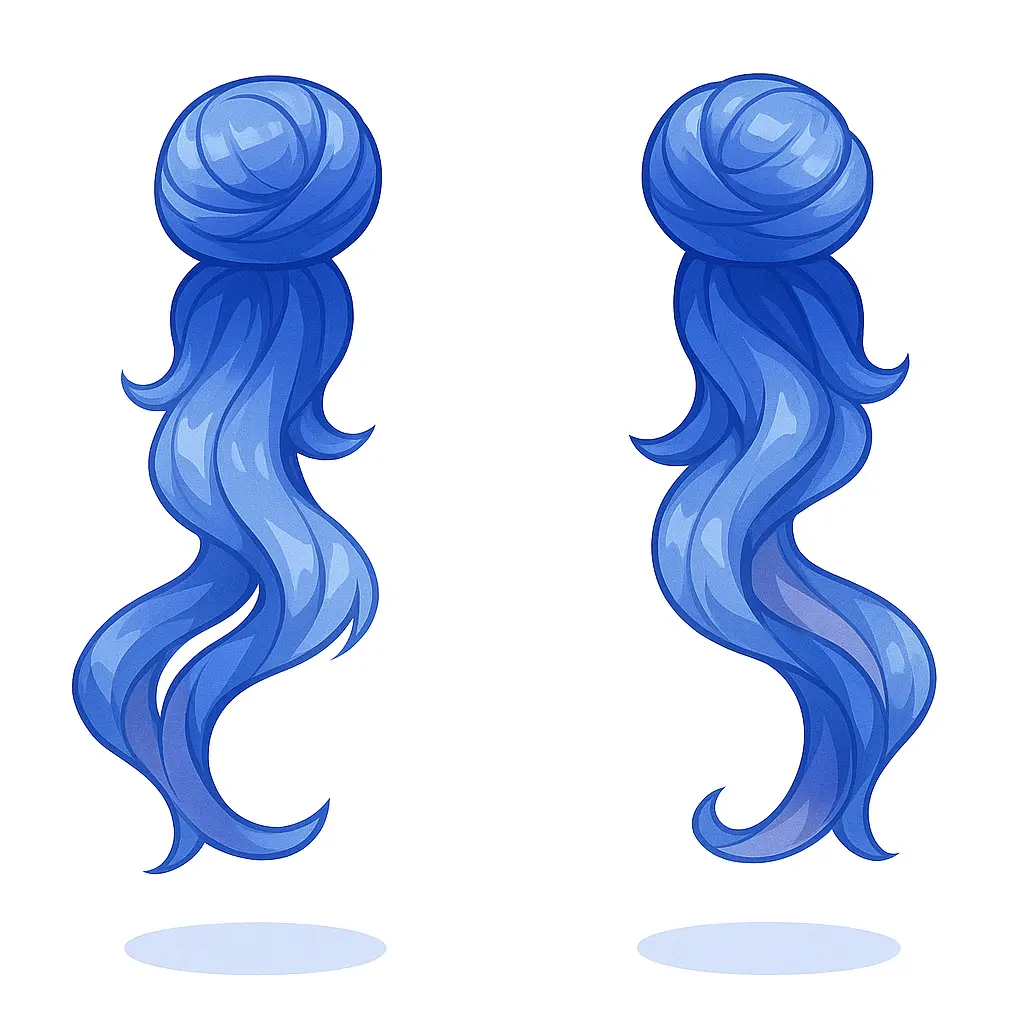 Aplique Duplo Azul