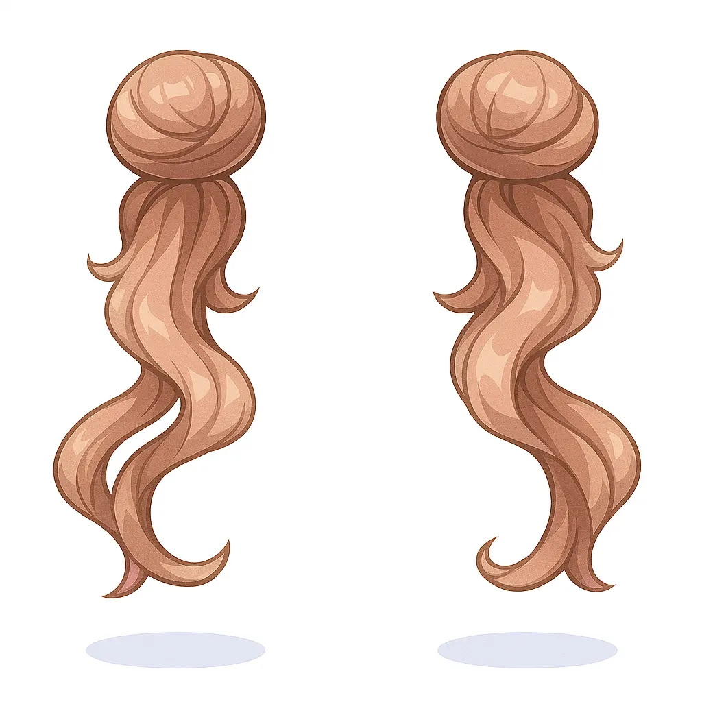 Aplique Duplo Marrom