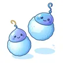 Brincos de Poring Azul