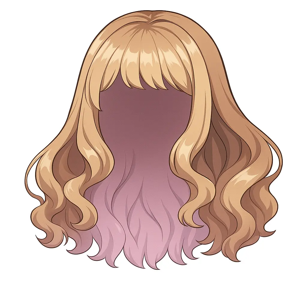 Cabelo Ondulado Caramelo