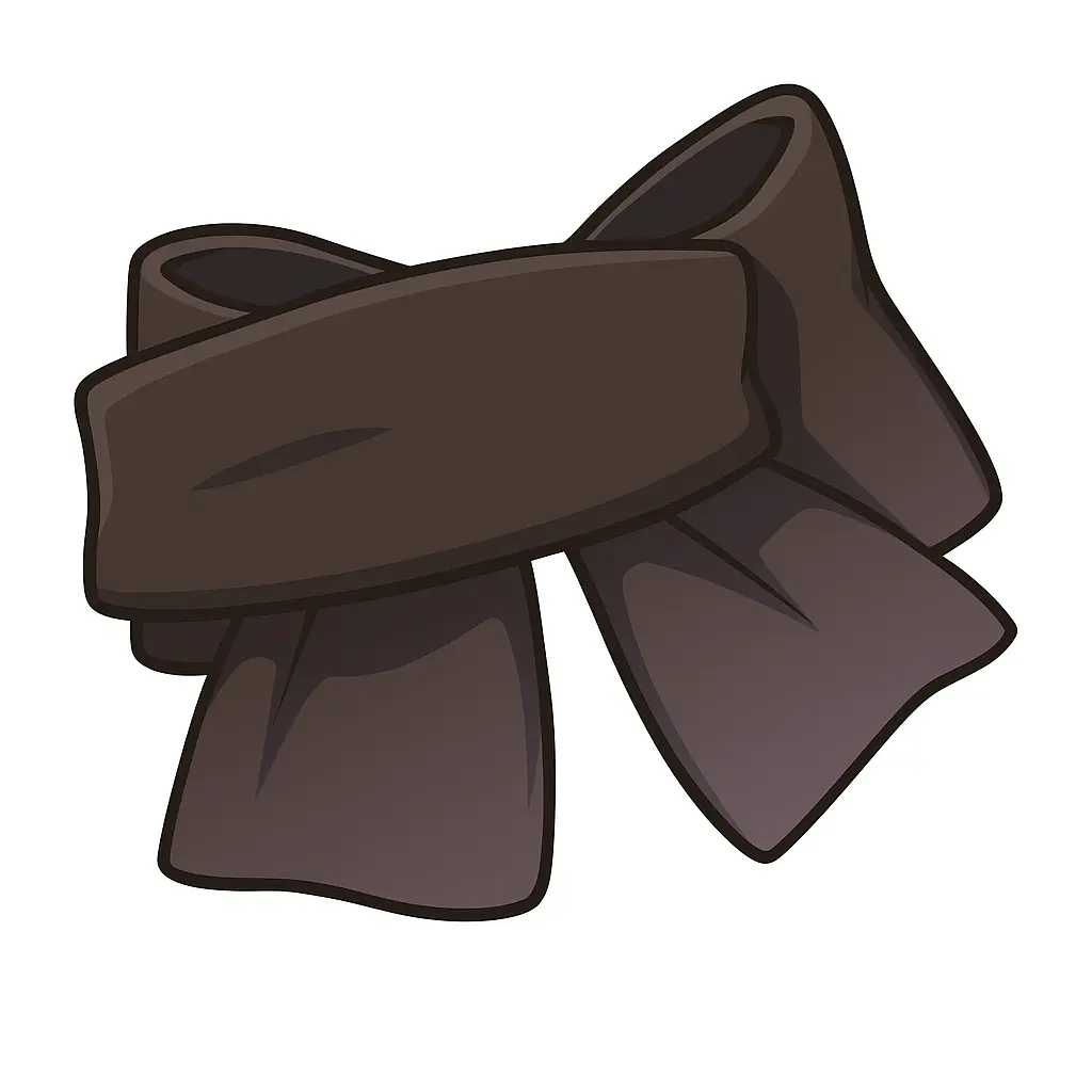 Cachecol Marrom com Laço