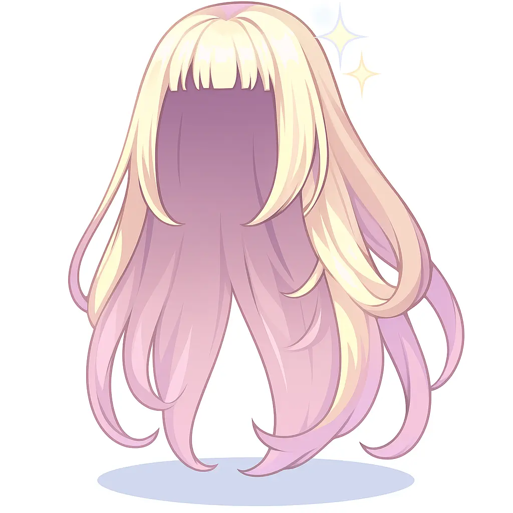 Peruca Angelical Brilhante