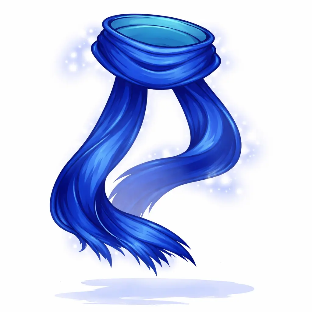 Cachecol Azul do Eremes