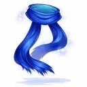 Cachecol Azul do Eremes