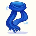 Cachecol Azul do Eremes