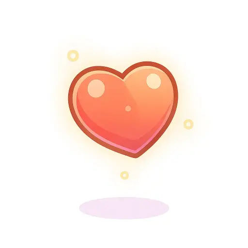 Coraçãozinho Flamejante