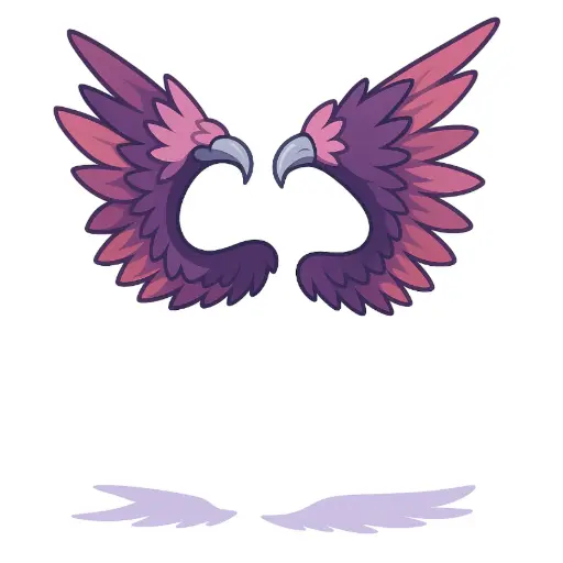Asas Pavão Roxo