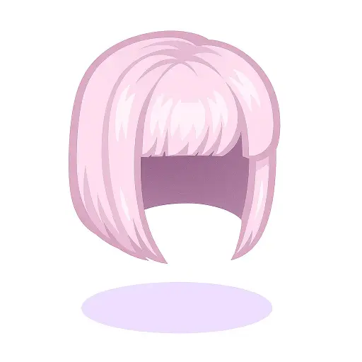 Peruca de Quartzo Rosa