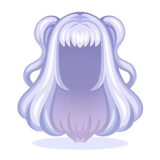 Peruca Lilás da Corte