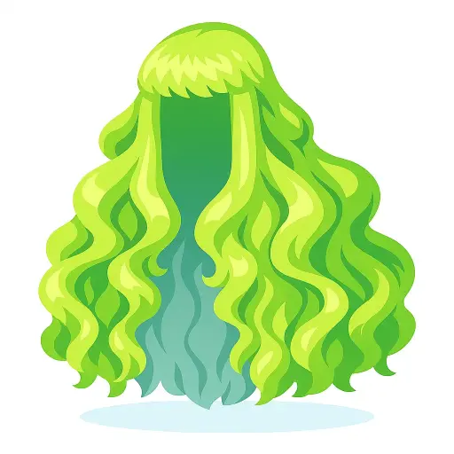 Peruca Ondulada de Jade