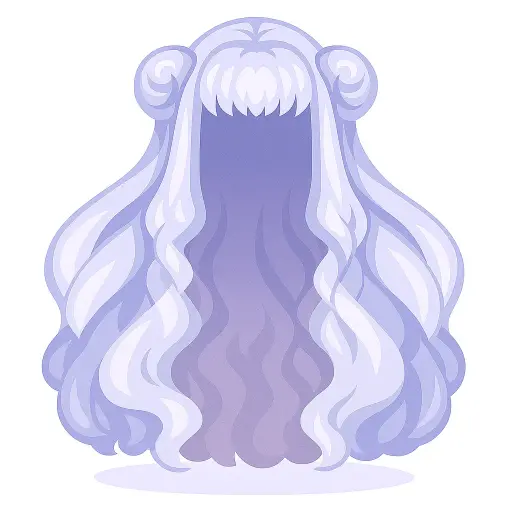 Penteado Ondulado Prateado