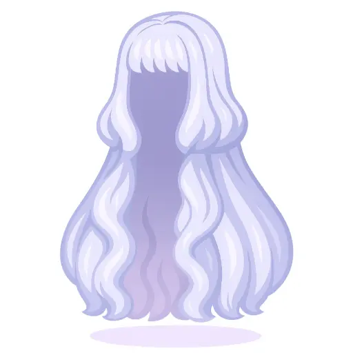 Peruca Sedosa Prateada