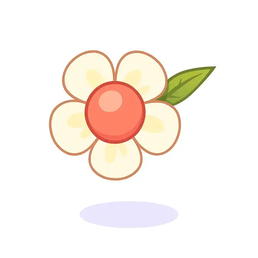Flor Amável Branca