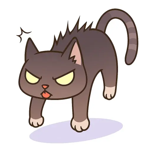 Chapéu de Gatinho Assustado