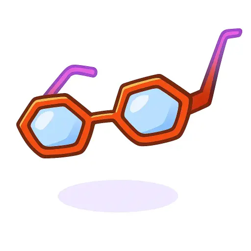 Óculos Hexagonais