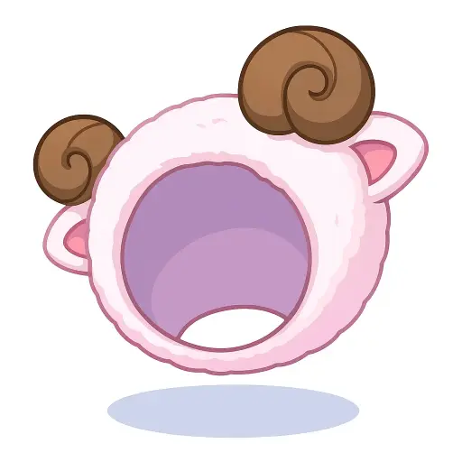 Gorro de Carneirinho Rosa