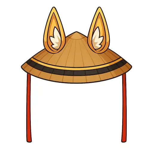 Chapéu de Bambu de Raposa