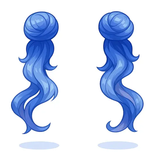 [Aplique Duplo 7] Aplique Duplo Azul