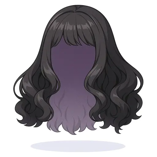 Cabelo Ondulado Castanho