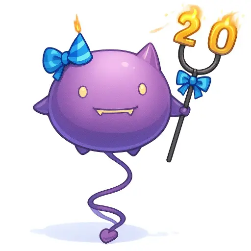 Balão do 20º Aniversário