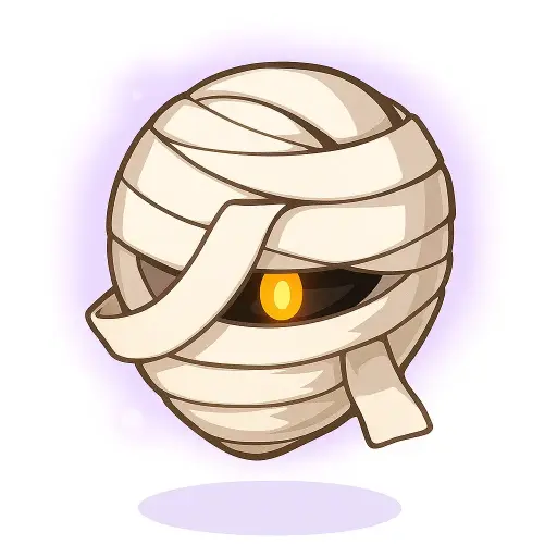 [Halloween 20] Capacete de Ataduras Vermelhas