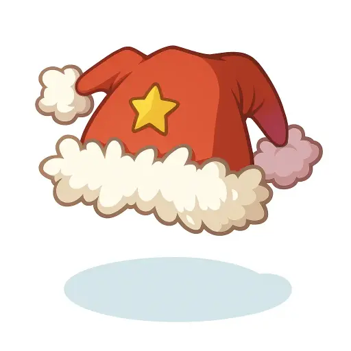 Gorro Natalino Vermelho