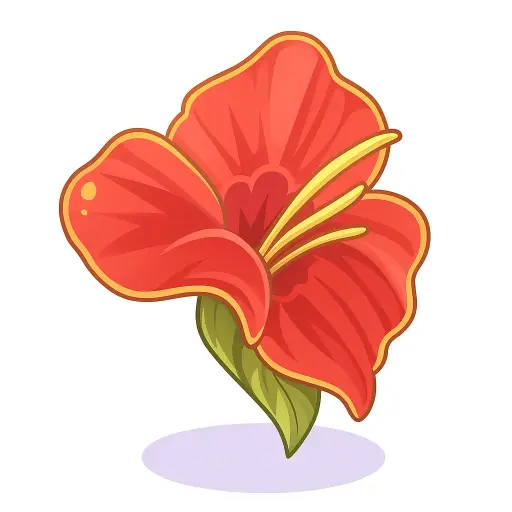 Hibiscus Desabrochado