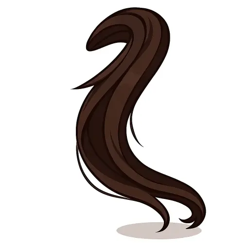 [Aplique Longo 3] Aplique Castanho