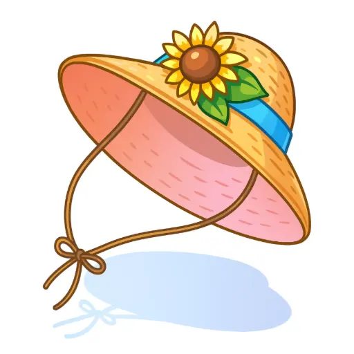 Chapéu Pendurado de Palha