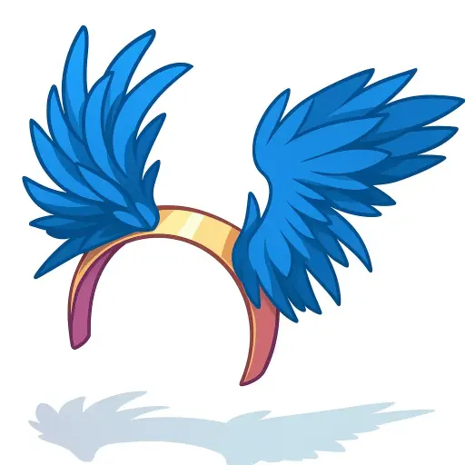 Tiara Azul de Anjo